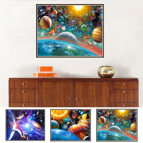 Full Drill 5-pictures 5D Diamond Painting Cross Stitch Embroidery Decor Kits 